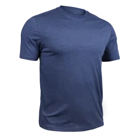 2UNDR All Day Crew Tee In Heathered Navy