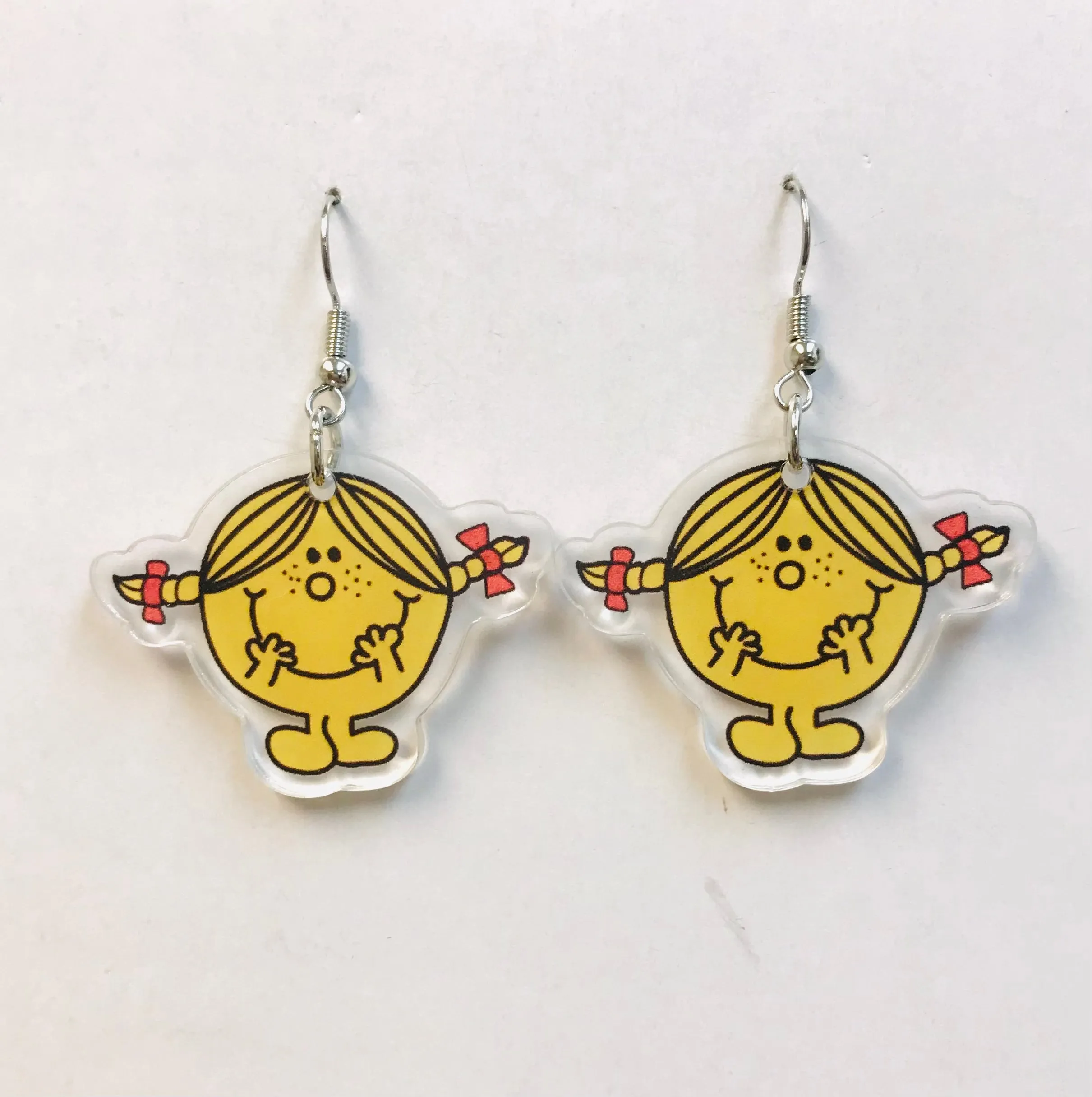 Acrylic Little Miss Sunshine Earrings Jewelry