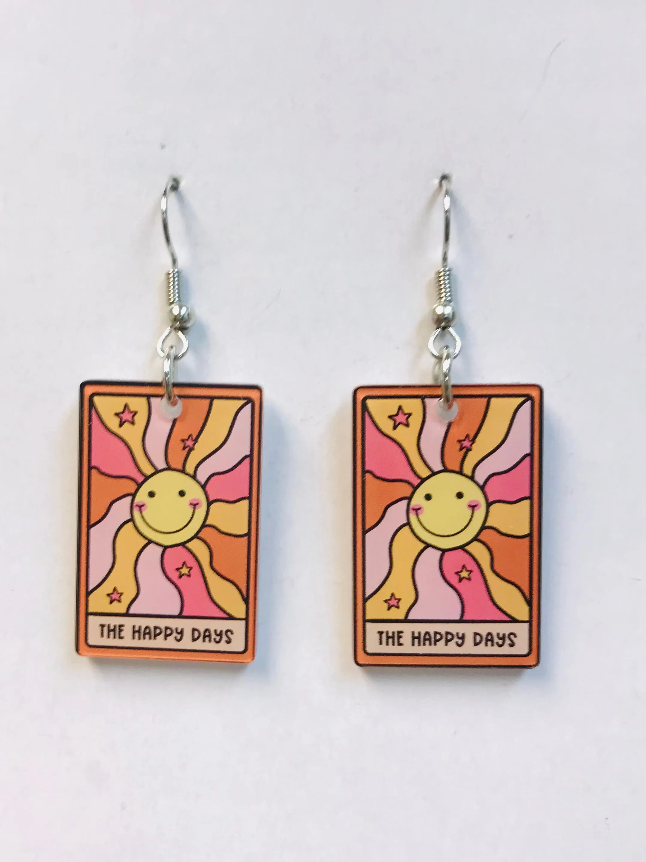 Acrylic The Happy Days Earrings