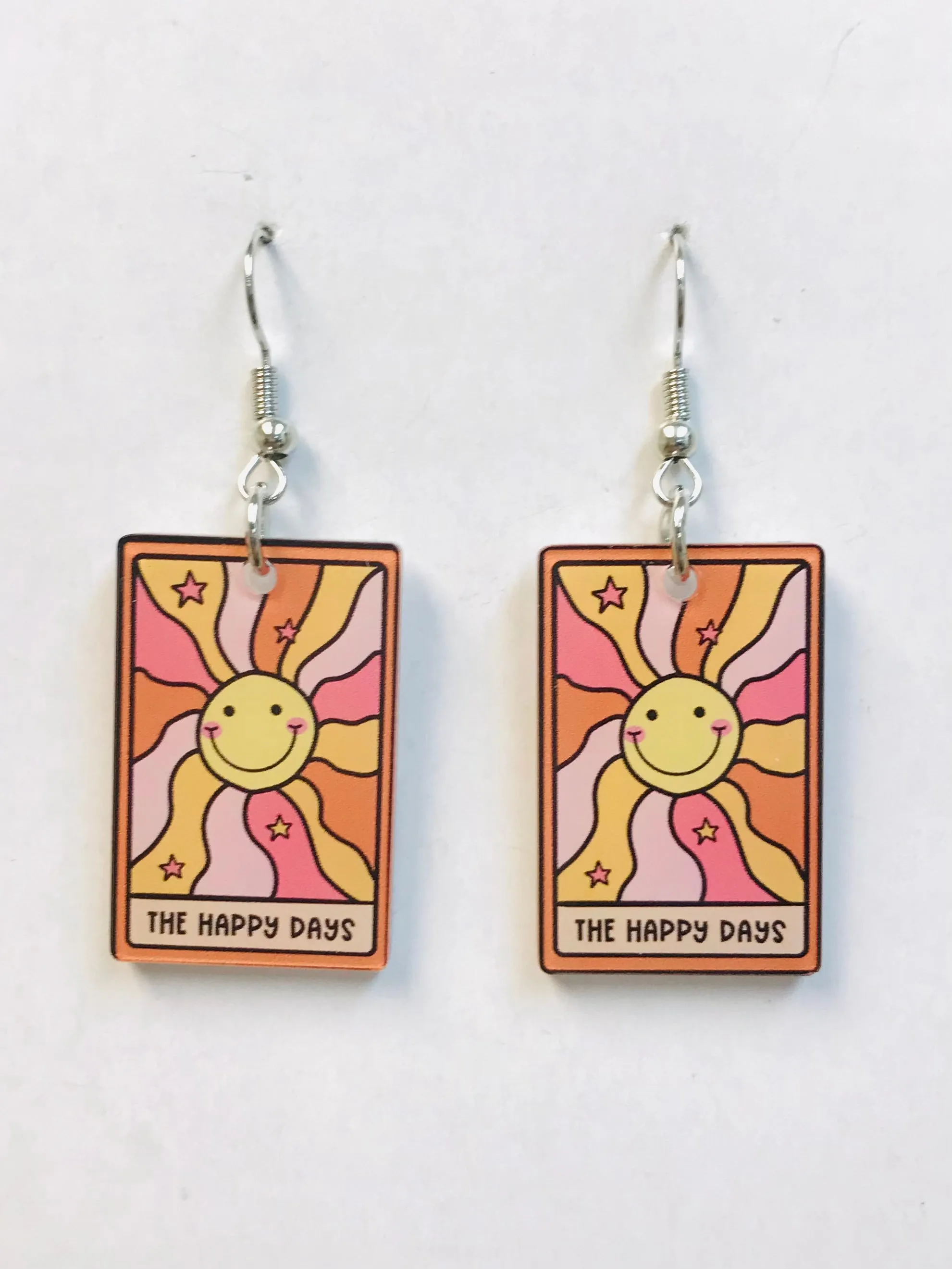 Acrylic The Happy Days Earrings