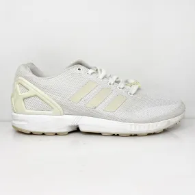 Adidas Mens ZX Flux S79093 White Running Shoes Sneakers Size 9.5