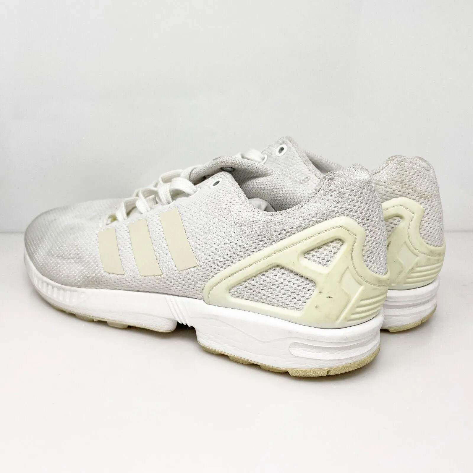 Adidas Mens ZX Flux S79093 White Running Shoes Sneakers Size 9.5