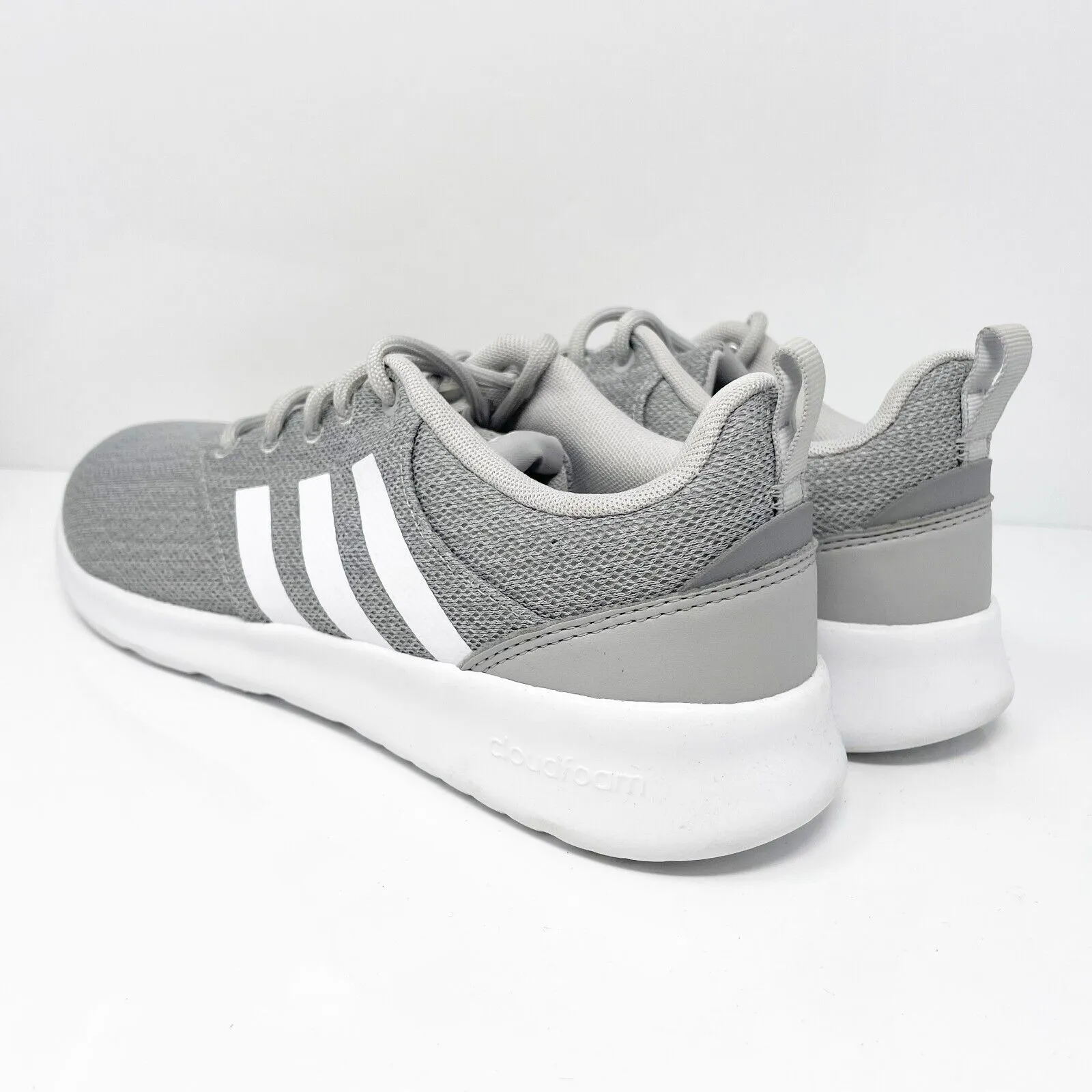 Adidas Womens QT Racer 2.0 FY8312 Gray Running Shoes Sneakers Size 8.5