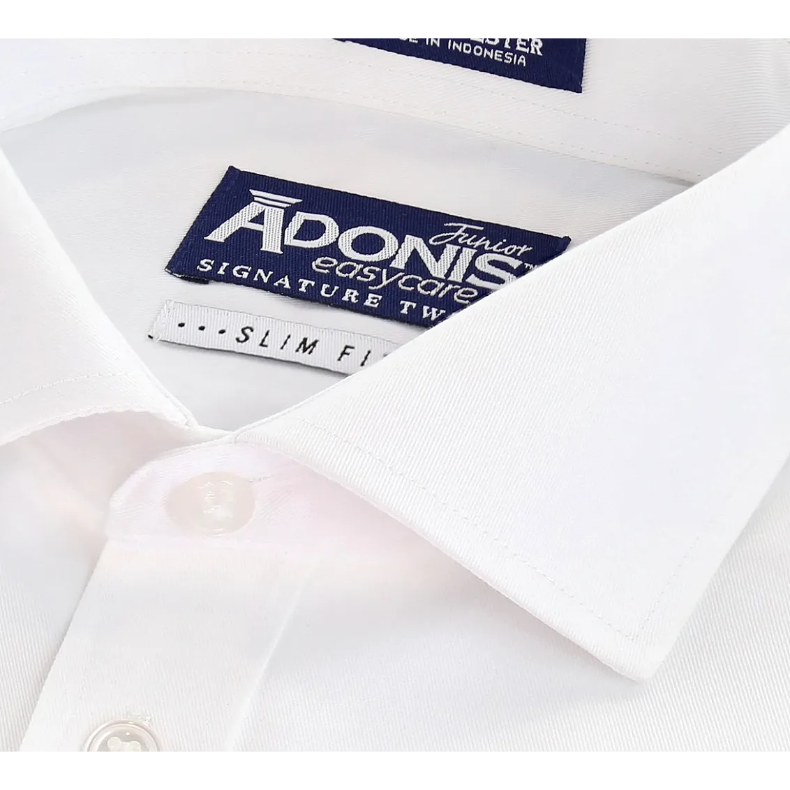 Adonis Boys Easy Care SHORT SLEEVE Slim Fit Twill Dress Shirt