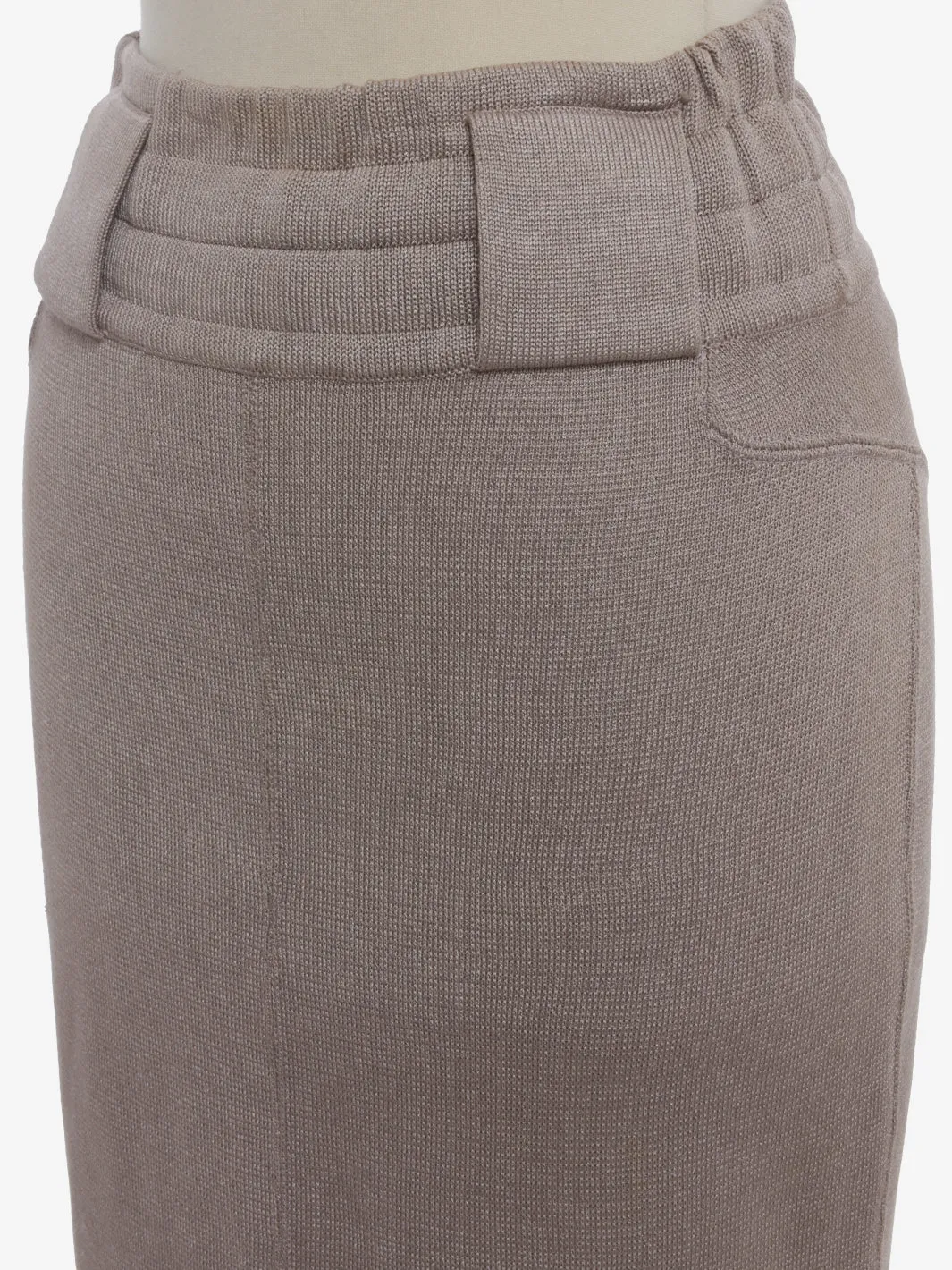 Alaa Knitted Pencil Skirt - 80s