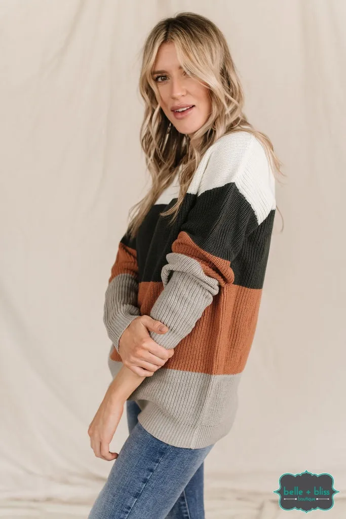 Ampersand Paige Sweater - Auburn