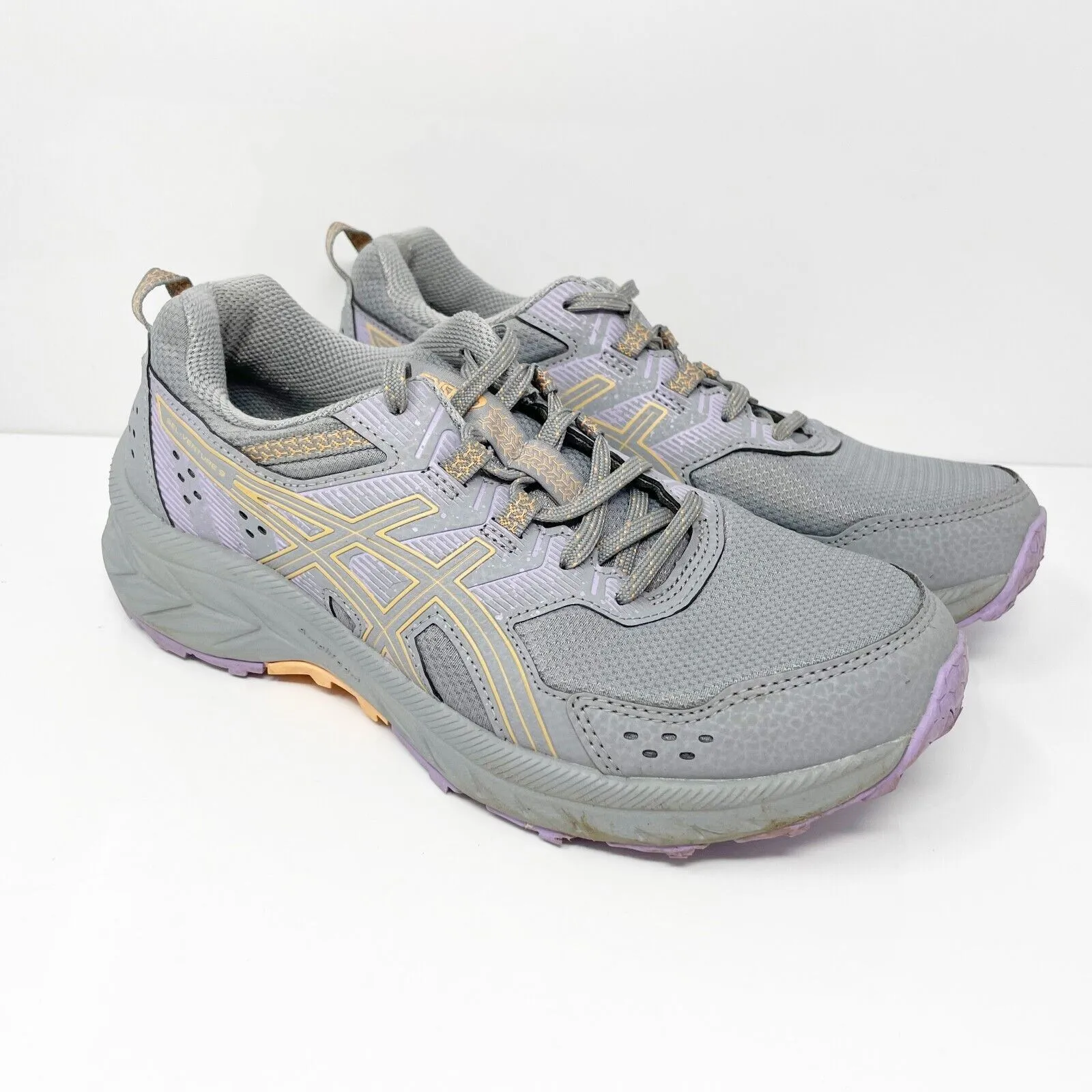 Asics Womens Gel Venture 9 1012B313 Gray Running Shoes Sneakers Size 7.5