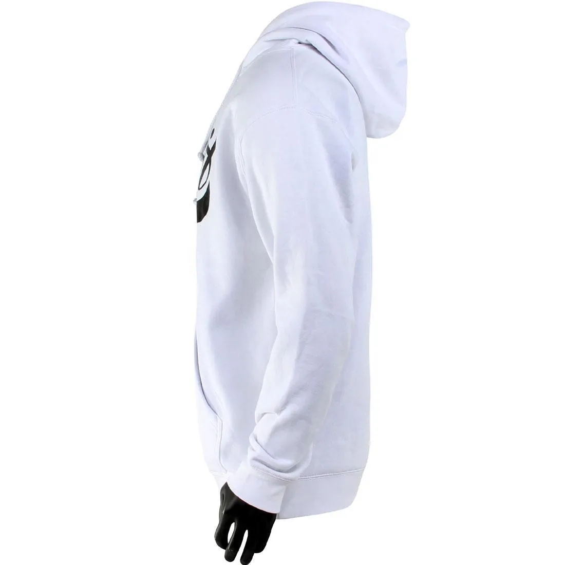 BAIT Script Logo Pullover Hoody (white / black)