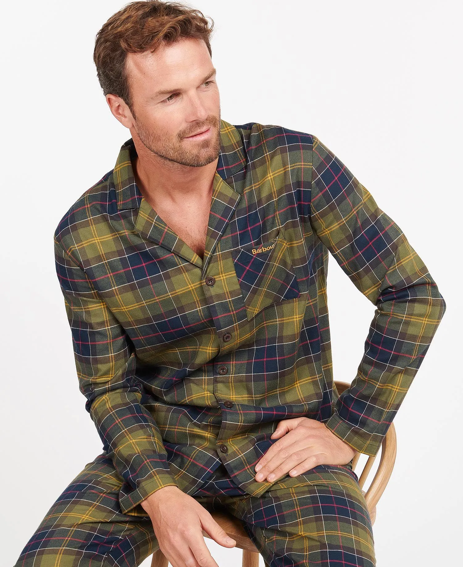 Barbour Mens 'Laith' Tartan Pj/ Pyjama Set