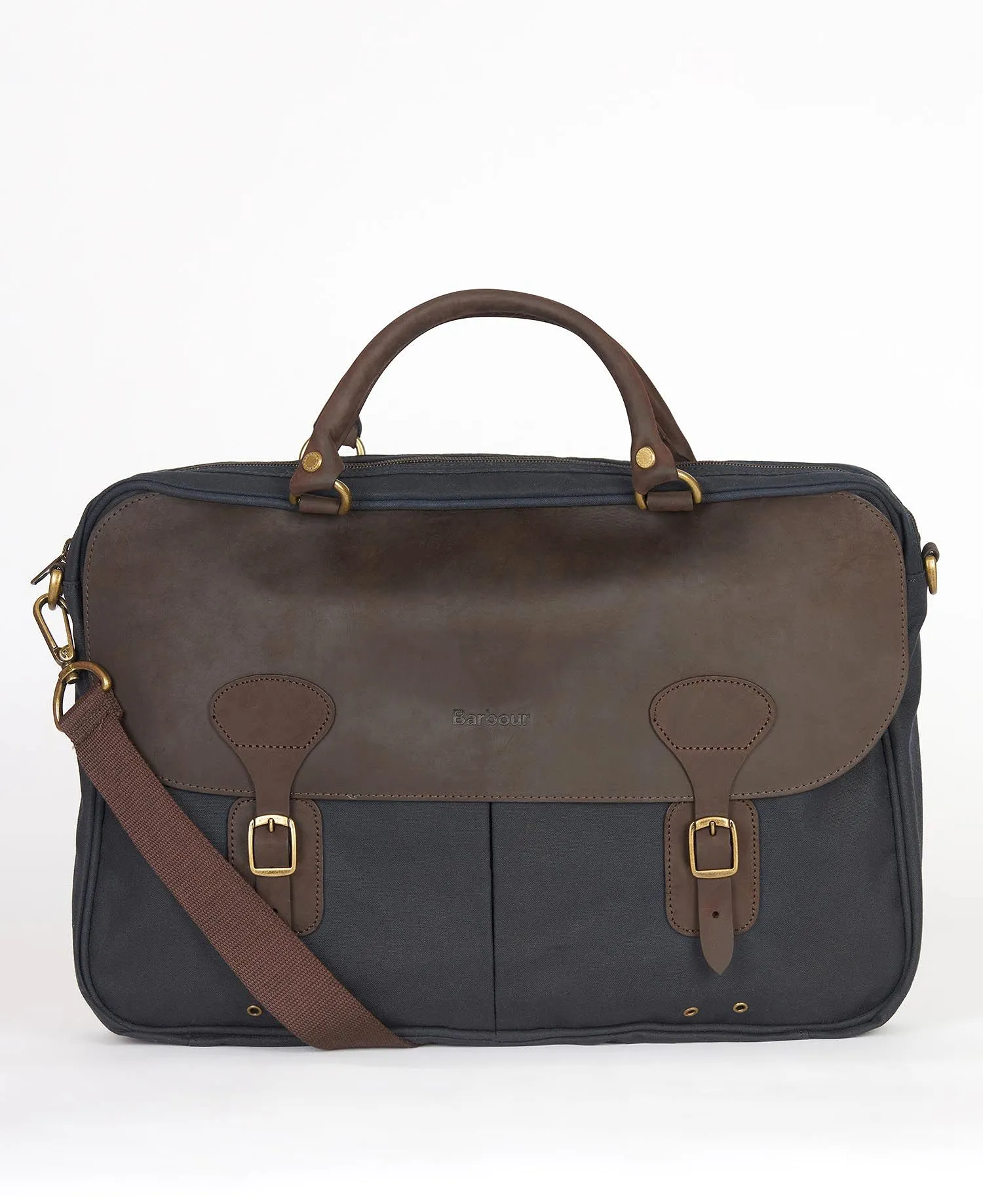 Barbour Wax Leather Briefcase