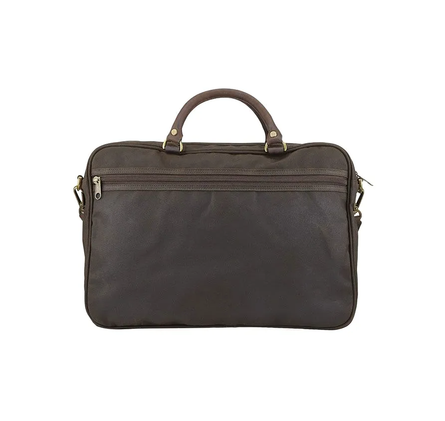 Barbour Wax Leather Briefcase