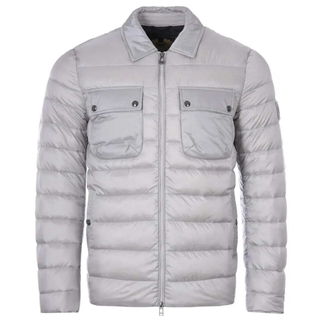 Belstaff Tour Grey Overshirt Down Jacket