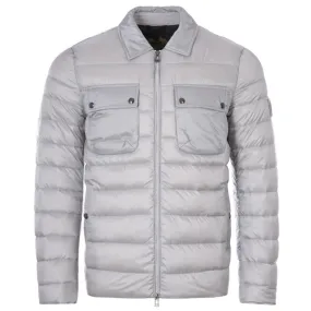 Belstaff Tour Grey Overshirt Down Jacket