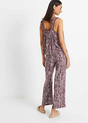 bonprix Printed Palazzo Pants | Grattan