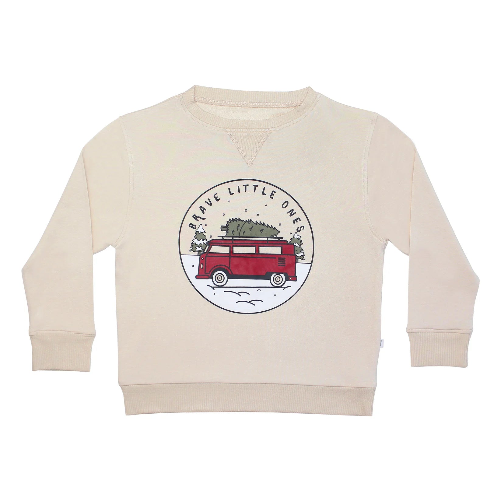 Brave Little Ones - VW Red French Terry Pullover