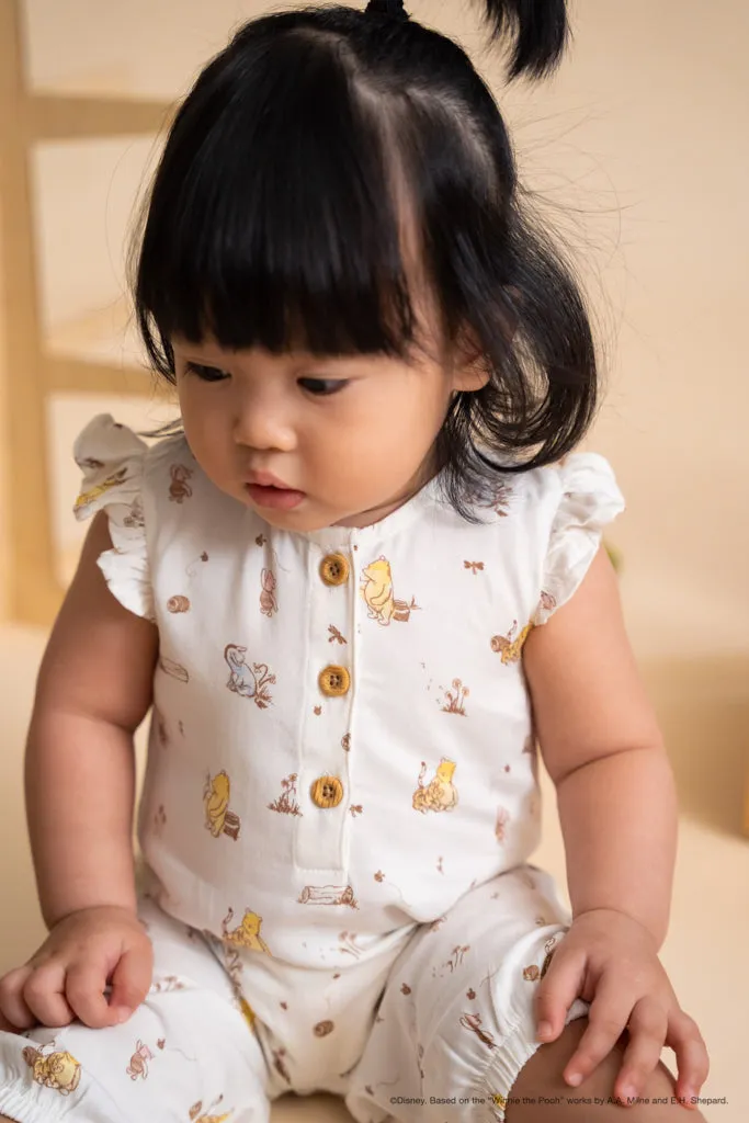 Caitlyn Romper - Dandelion Pooh