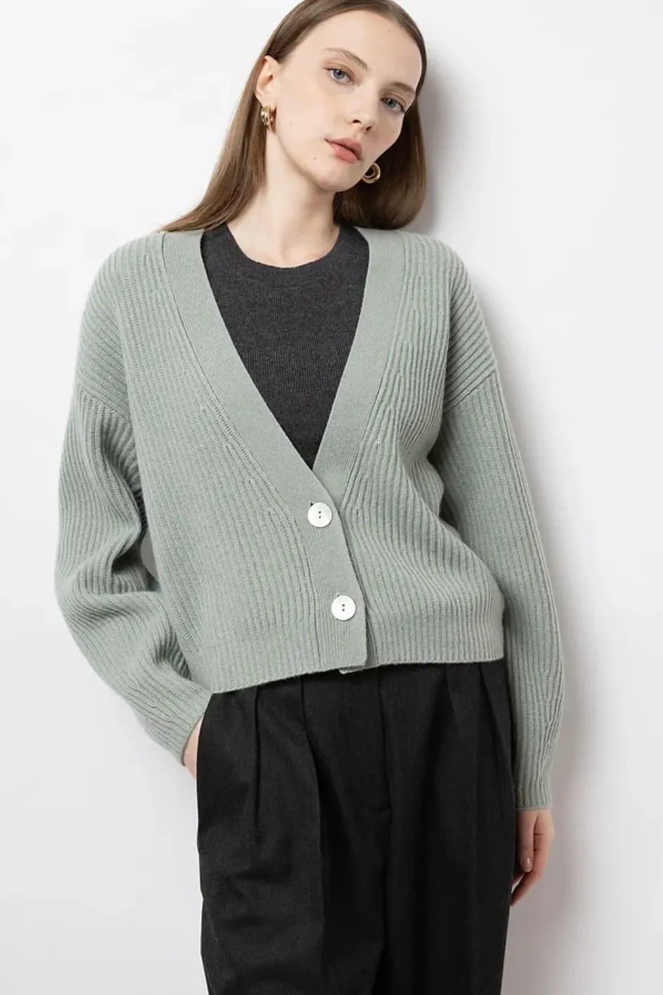 Cardigan with Texture