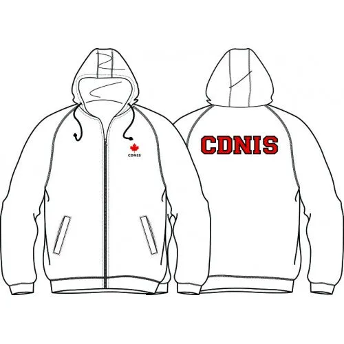 CDNIS White Hoody (CDNIS28) Size S - XXL