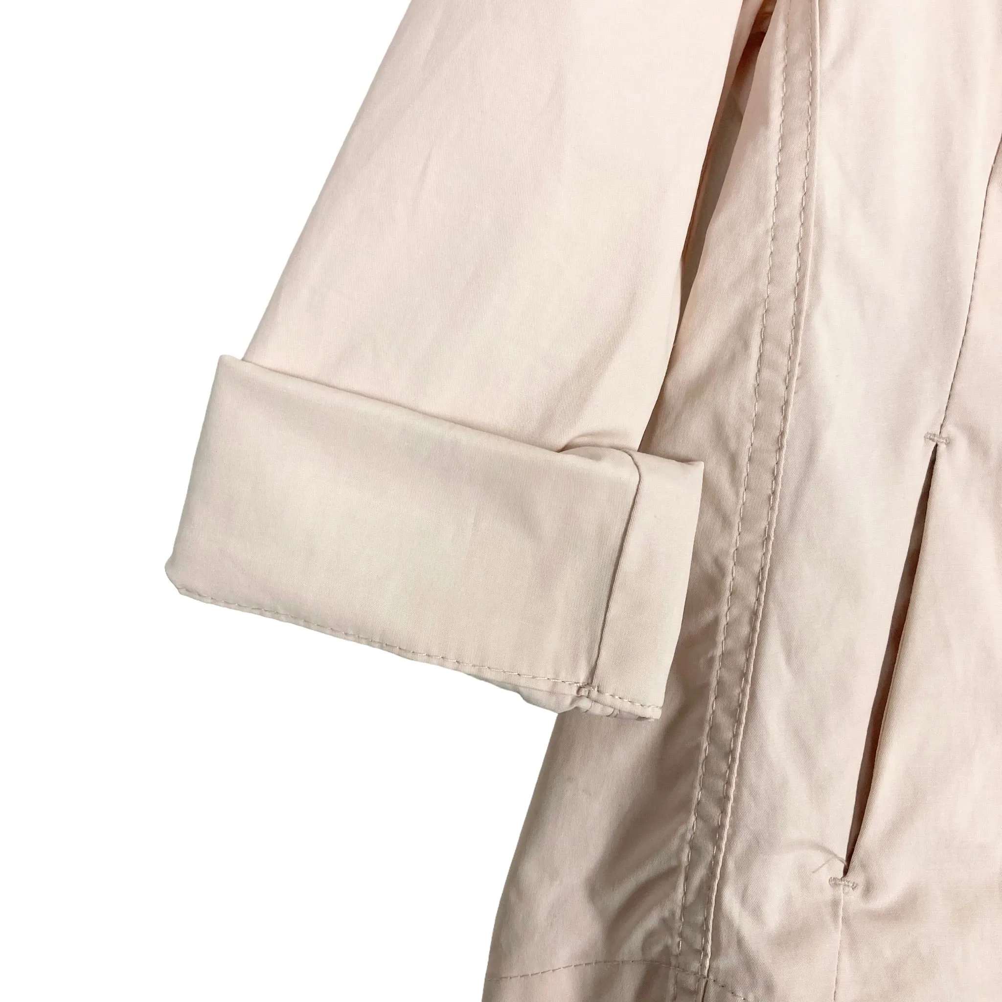 Ciao Milano Light Pink Roll Tab Sleeve Rain Jacket- Size 3 (see notes)