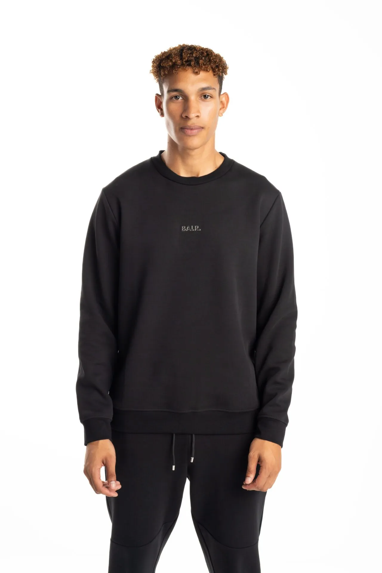 (Core) BALR Men’s Q Series Regular Fit Crewneck B1262.1074 Jet Black