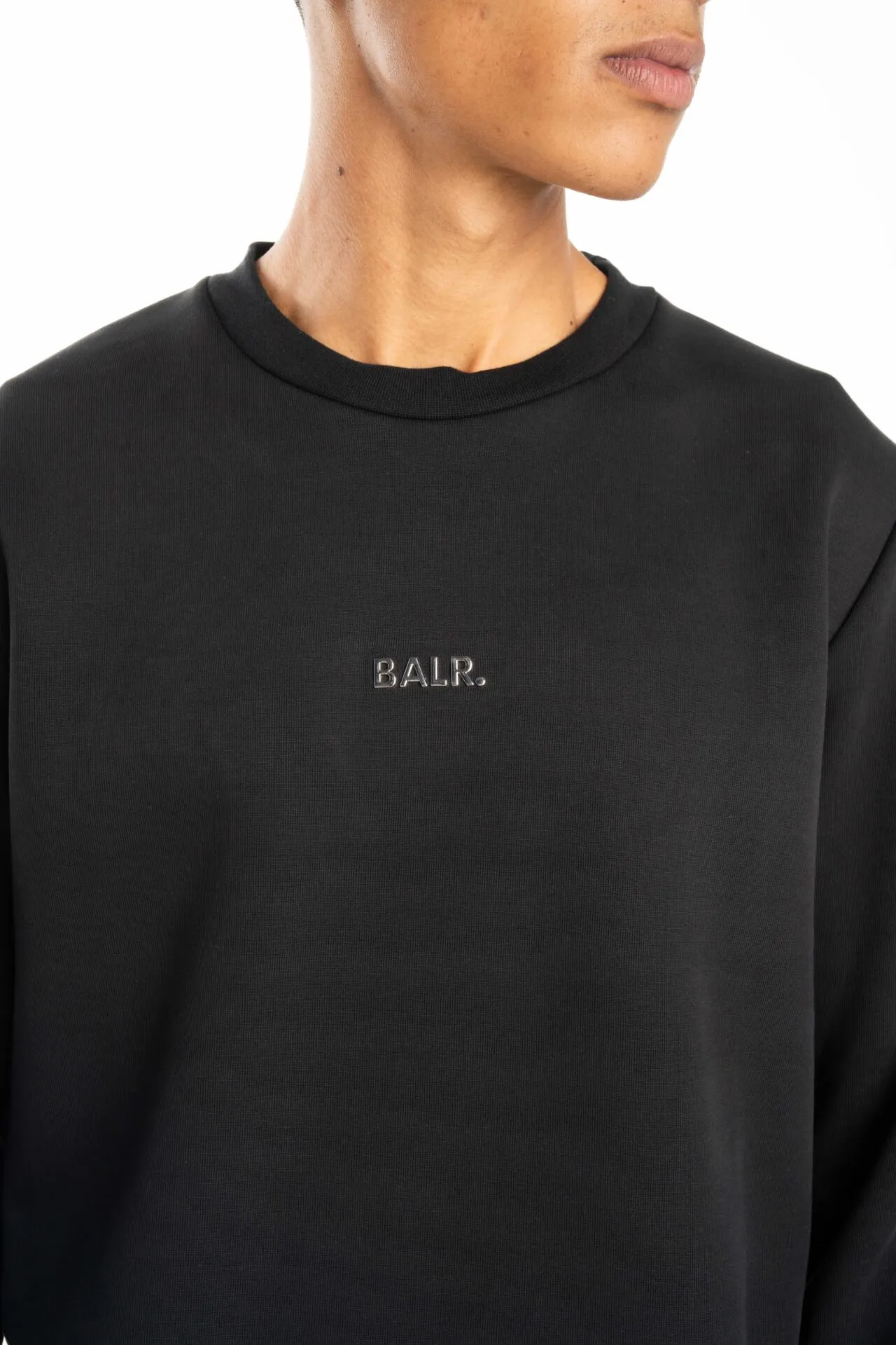 (Core) BALR Men’s Q Series Regular Fit Crewneck B1262.1074 Jet Black