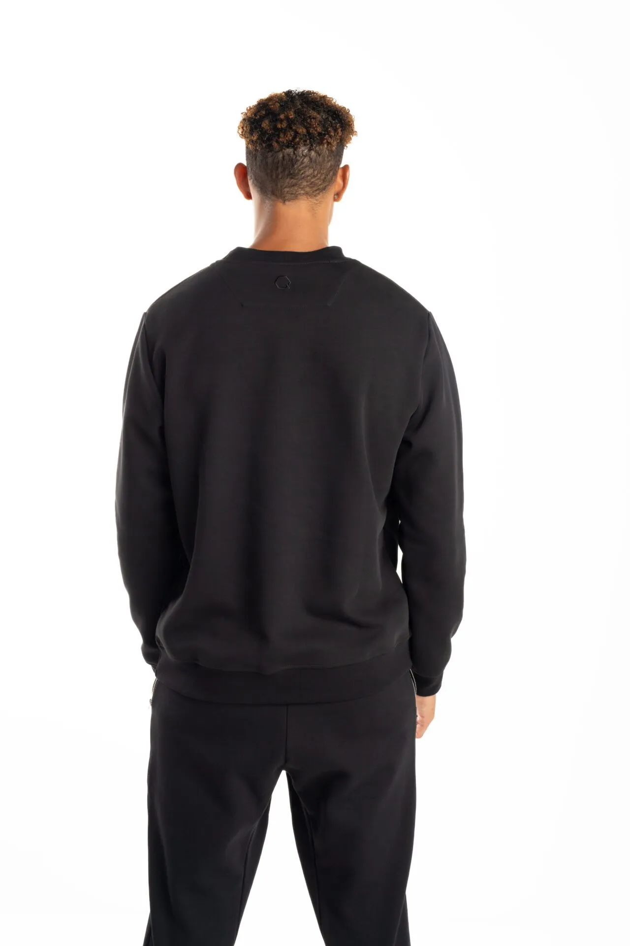 (Core) BALR Men’s Q Series Regular Fit Crewneck B1262.1074 Jet Black