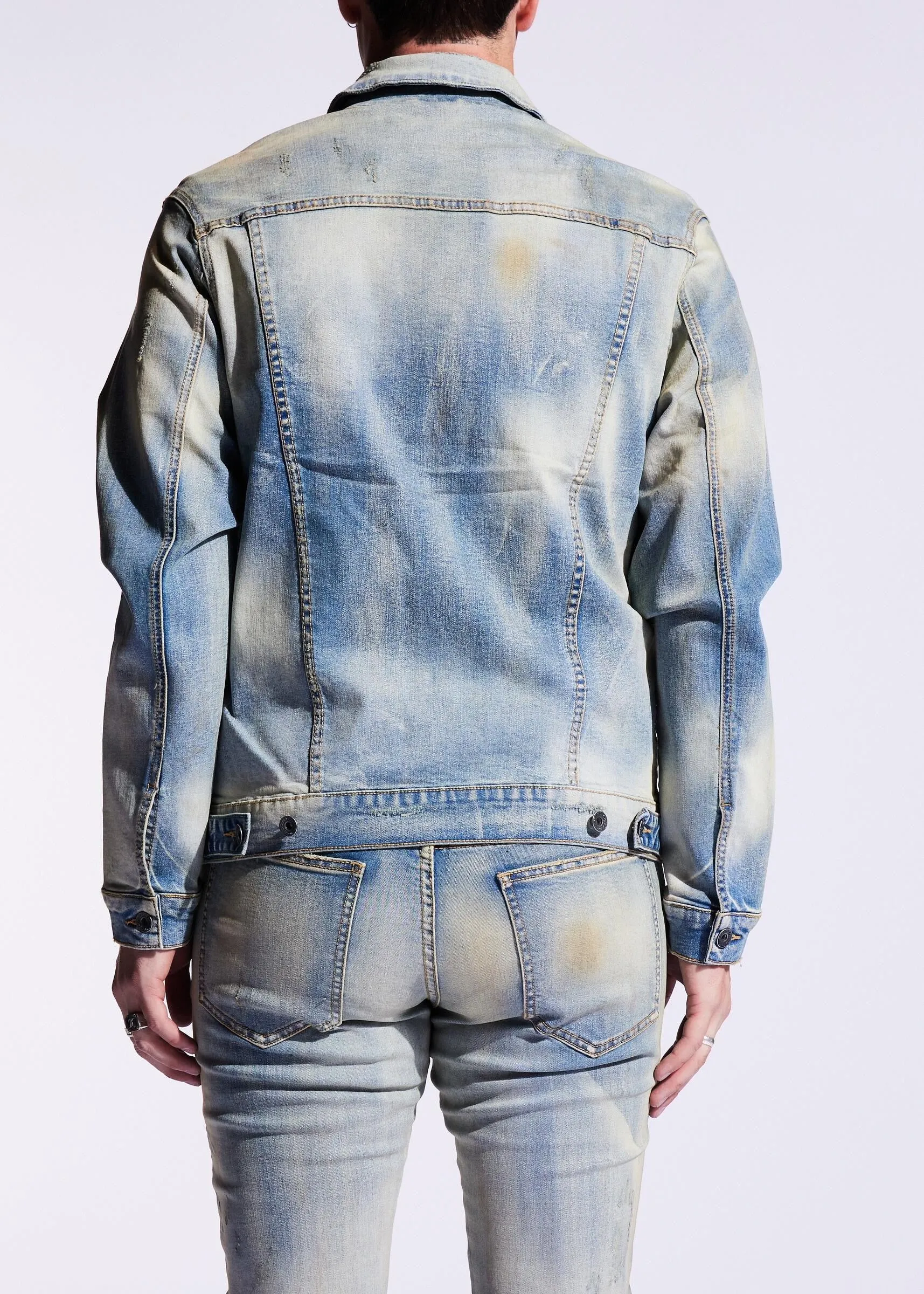 CRYSP BERING DENIM JACKET - BLUE SAND (CRYSPF221-200)