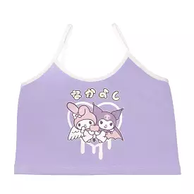 CUTE KUROMI PRINTING SOFTGIRL SLING VEST BY50095