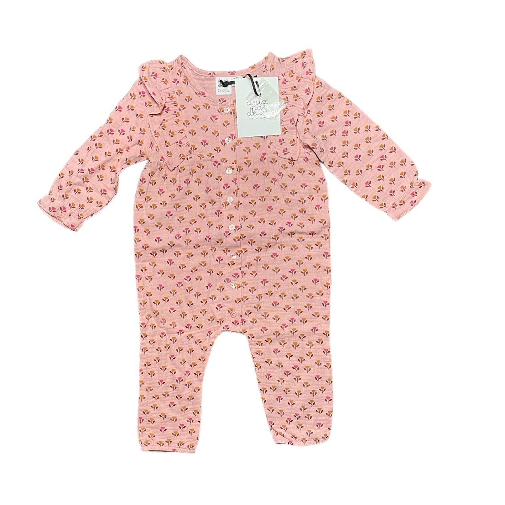 Deux Par Deux Floral Romper