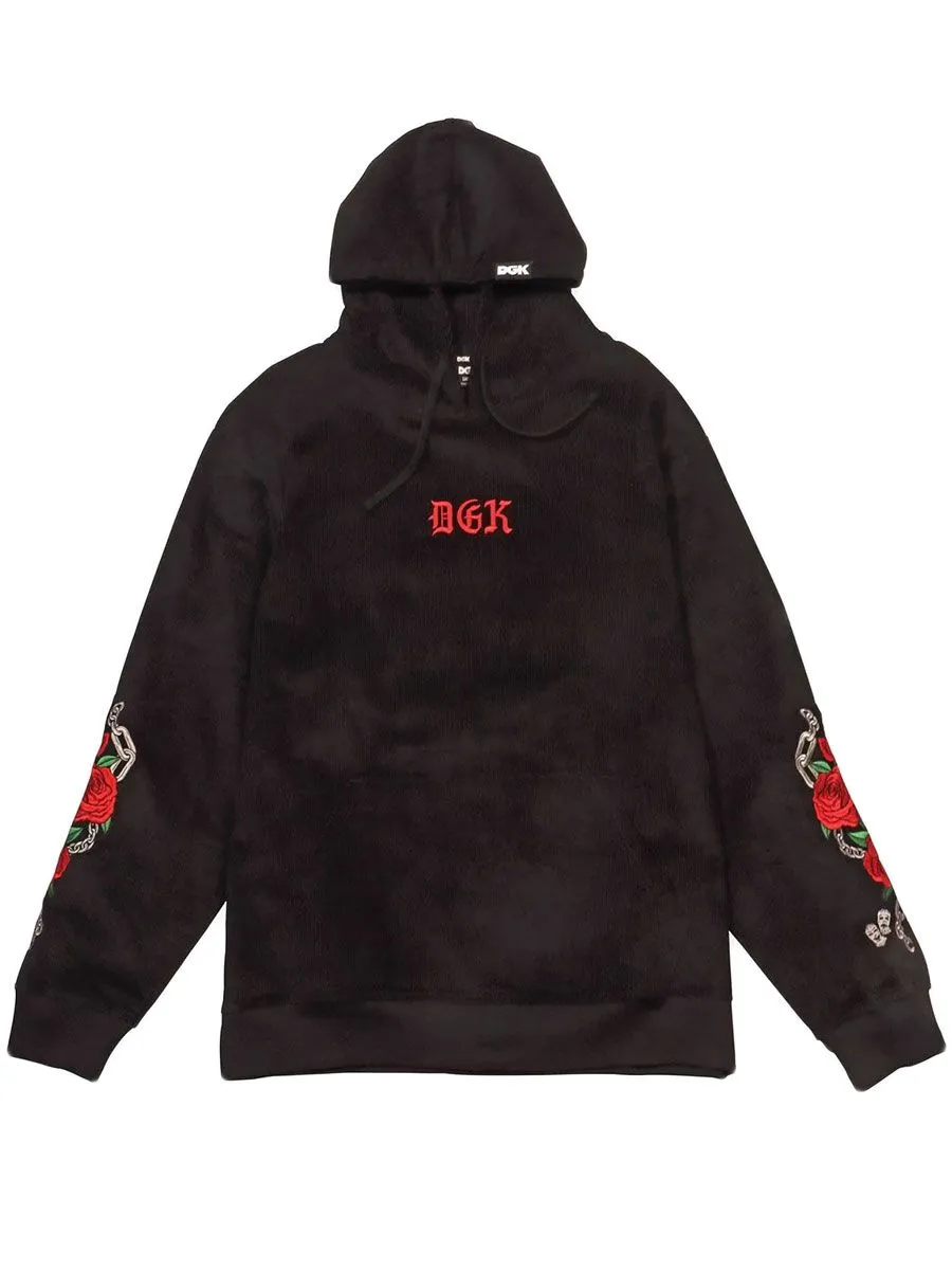 DGK Poetry Corduroy Hoody - Black