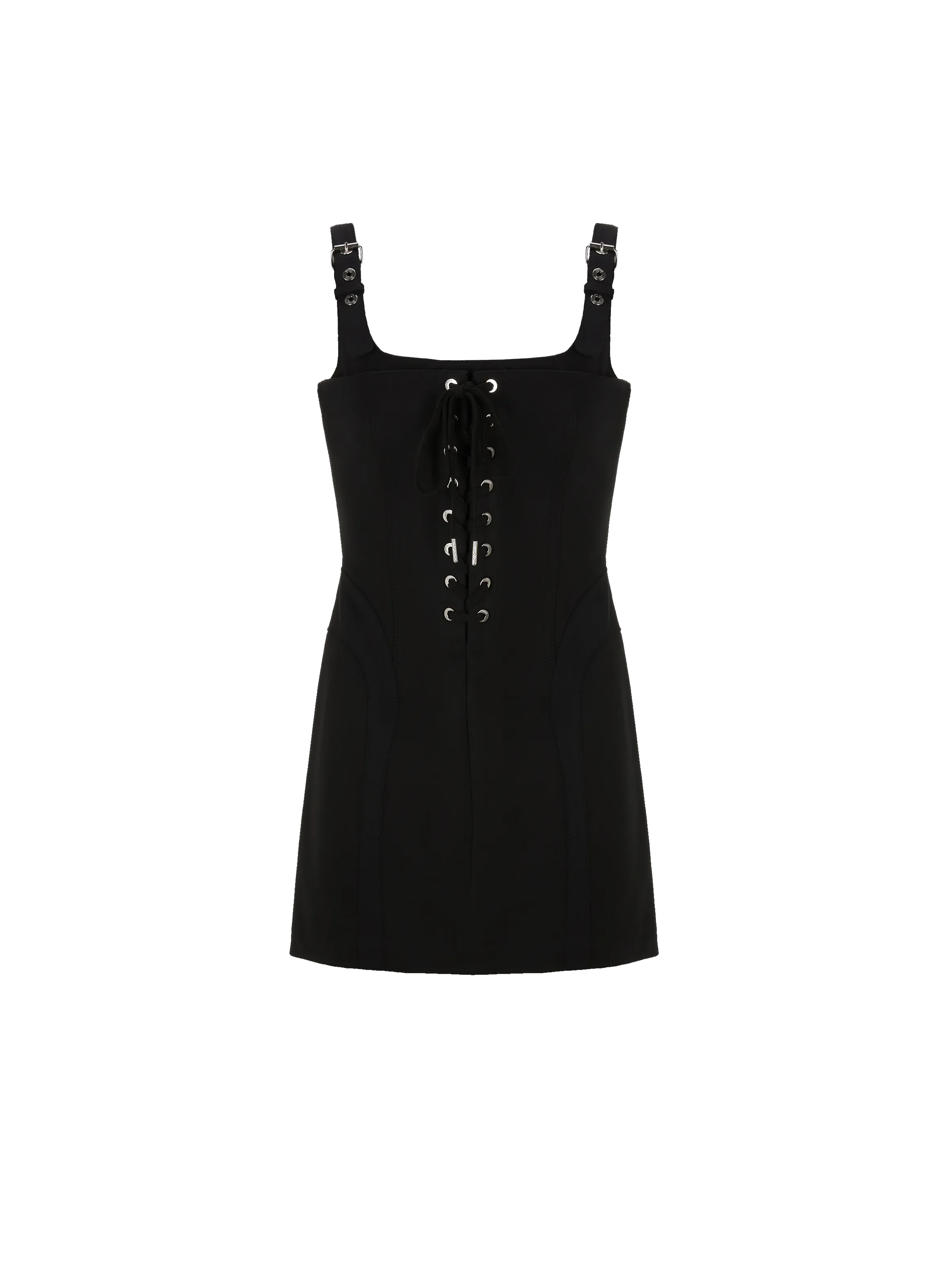 Dion lee  Cotton-blend corset dress - Black