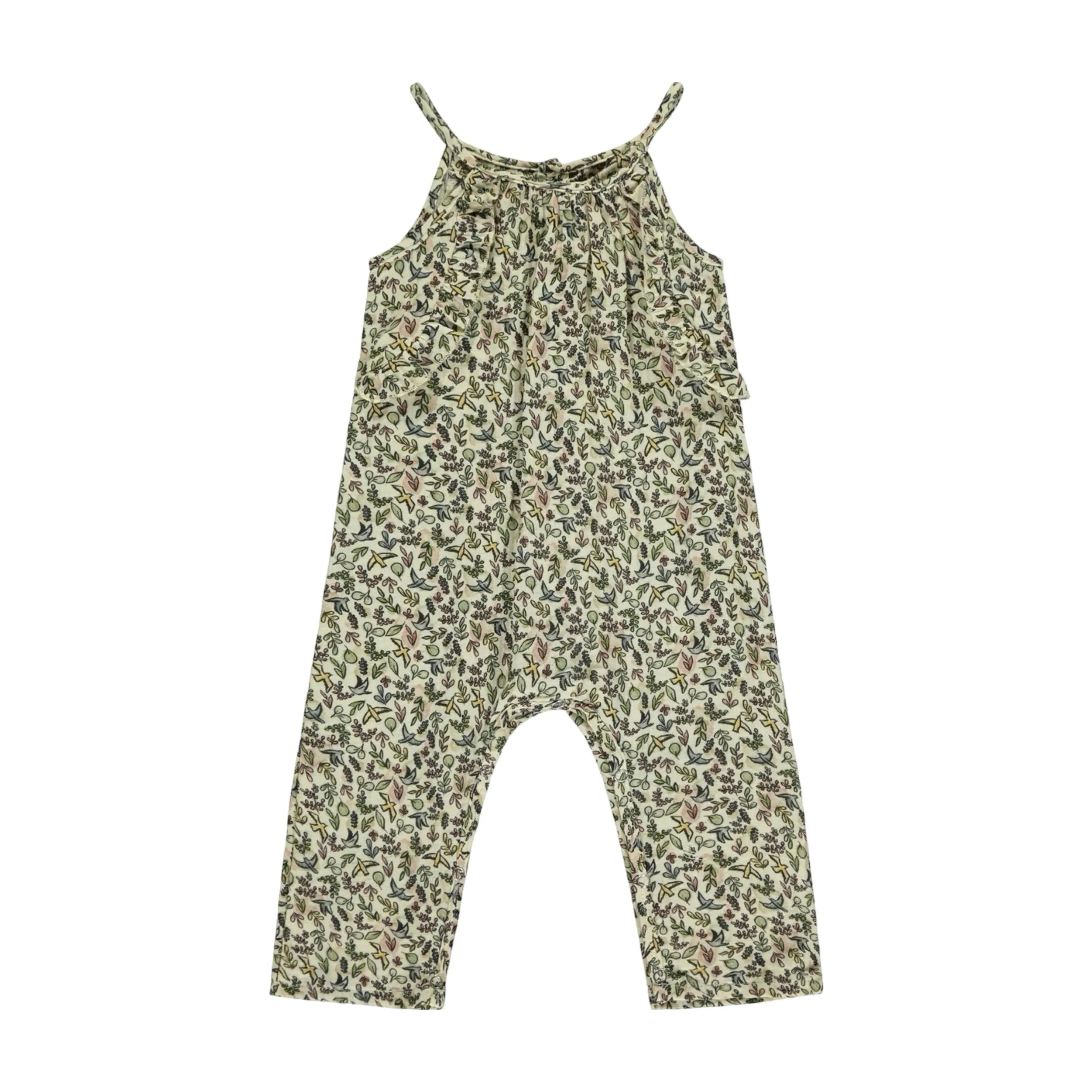 Ettie+H Flora Romper in Sand Birds