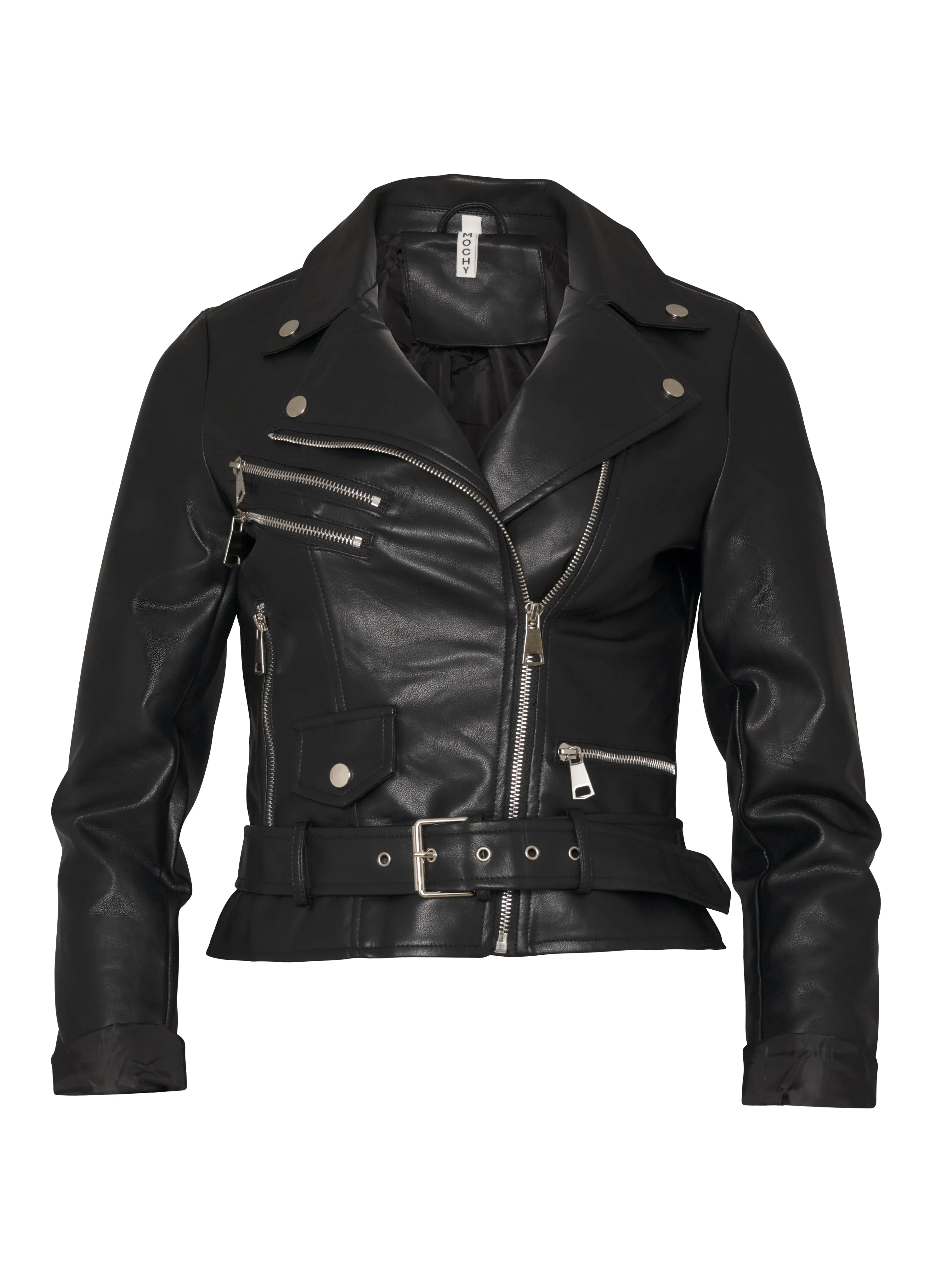 Faux Leather Biker Jacket