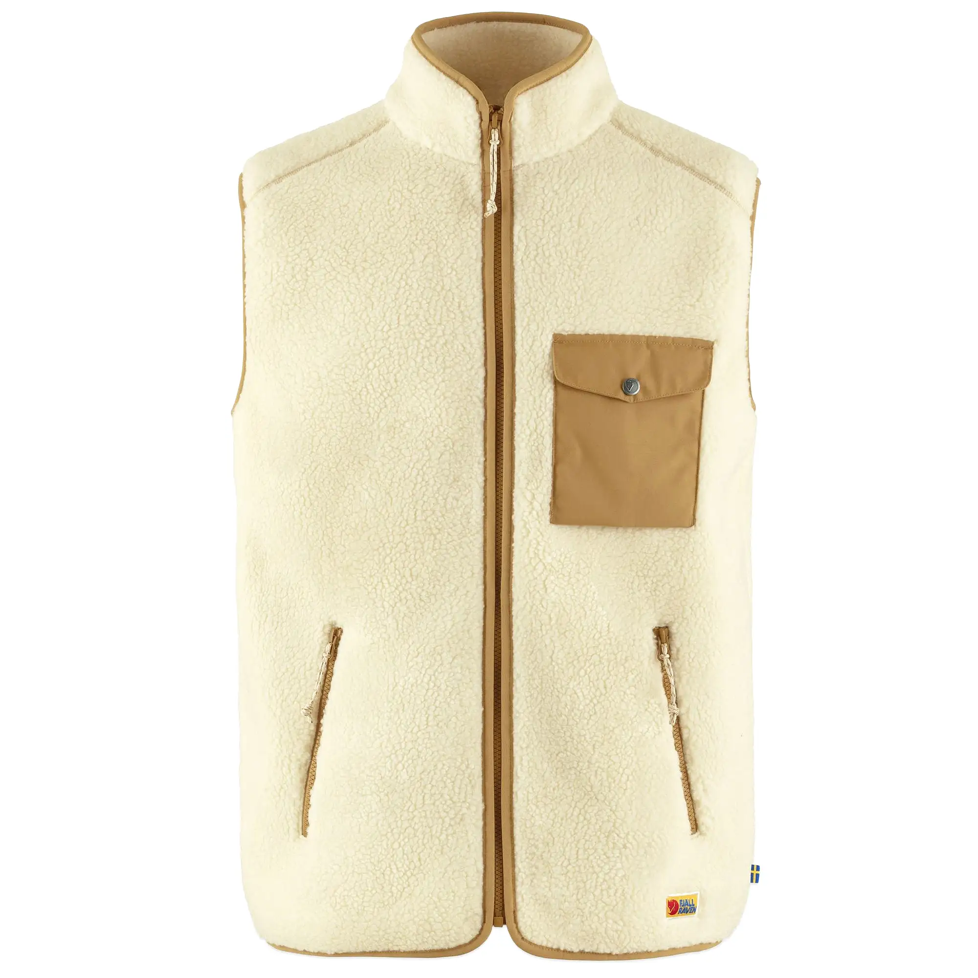 Fjallraven Vardag Pile Fleece Gilet - Chalk White