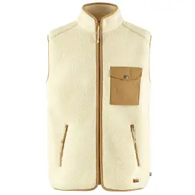 Fjallraven Vardag Pile Fleece Gilet - Chalk White