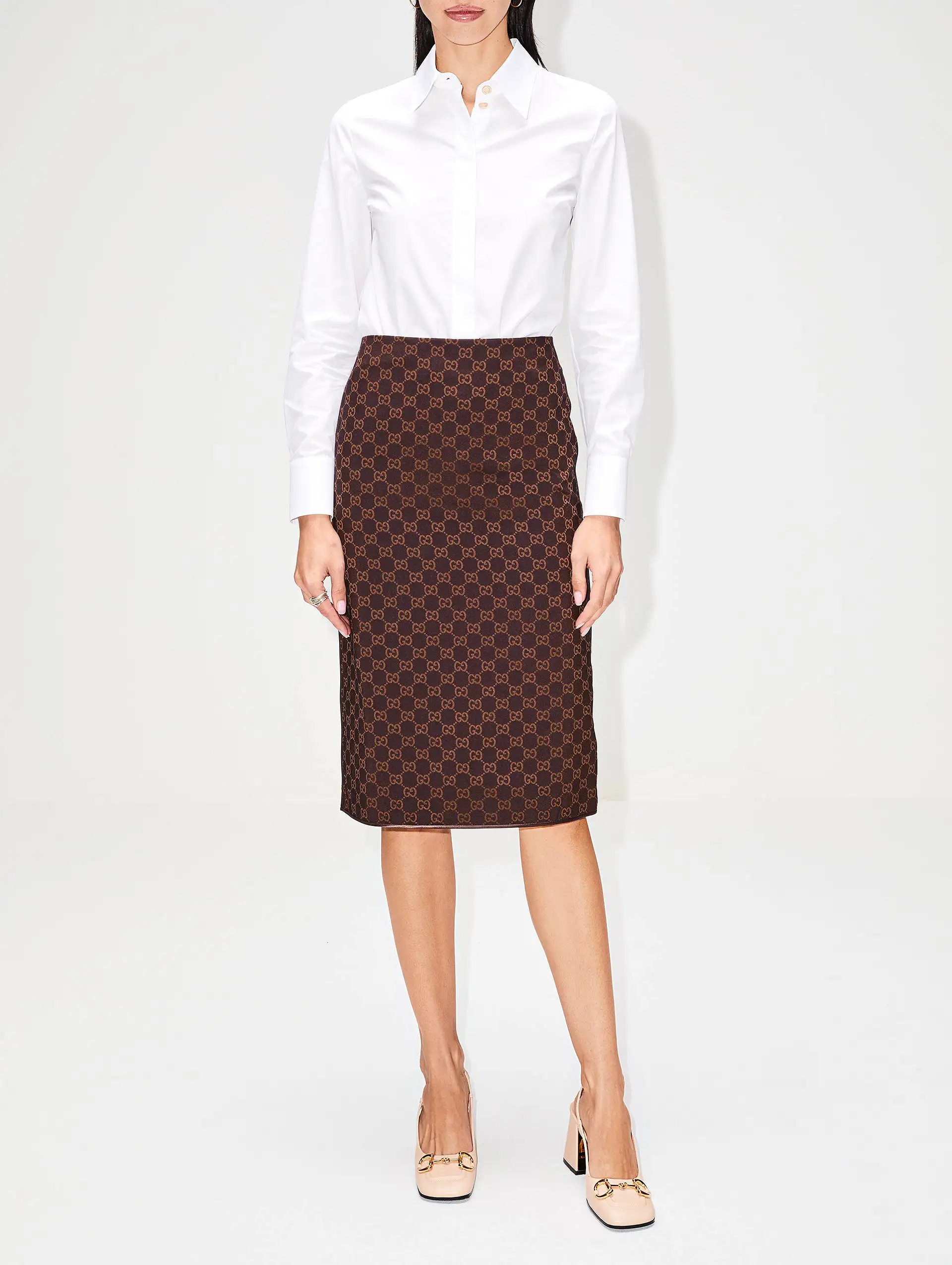 GG Monogram Skirt