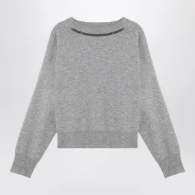 GREIGE CASHMERE SWEATER