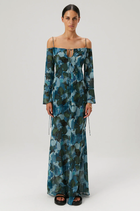 Halcyon Print Aracely Maxi Dress