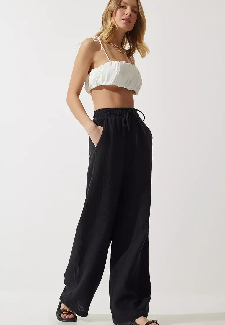 Happiness Istanbul Muslin Palazzo Pants