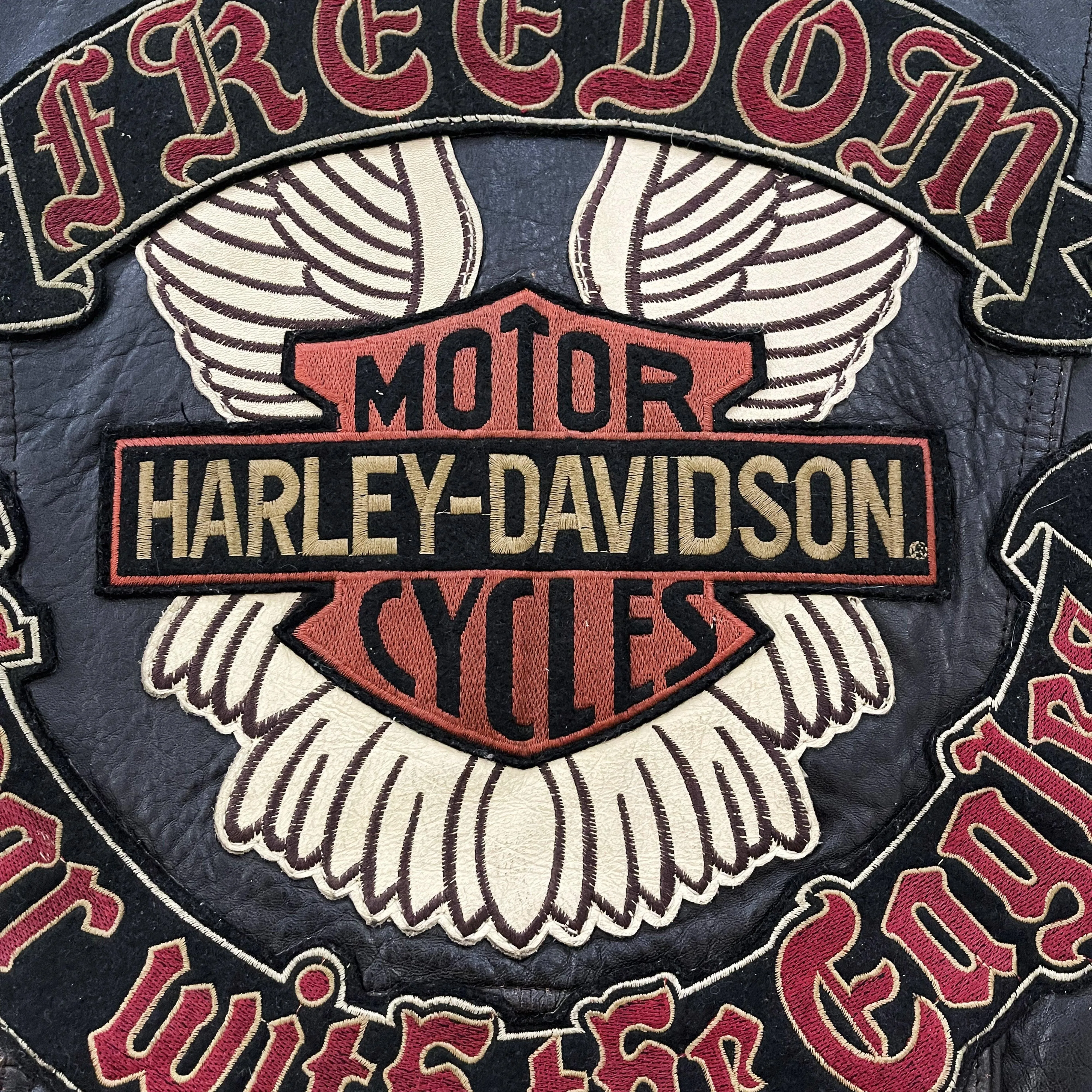 Harley Davidson Leather Biker Vest