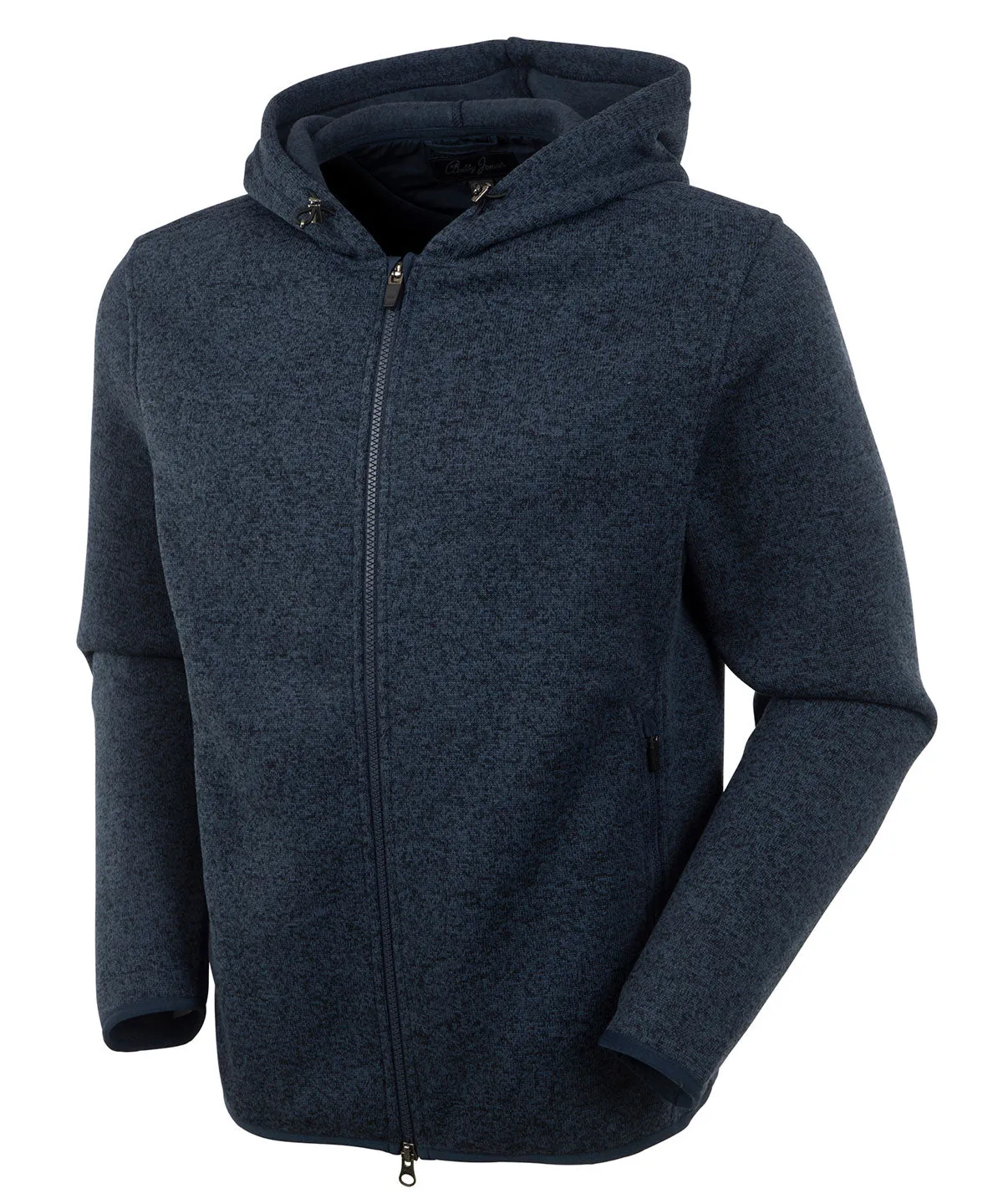 Heathered Full Zip Performance Fleece Hoody Jacket