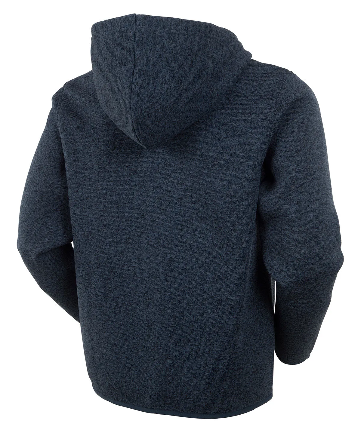 Heathered Full Zip Performance Fleece Hoody Jacket