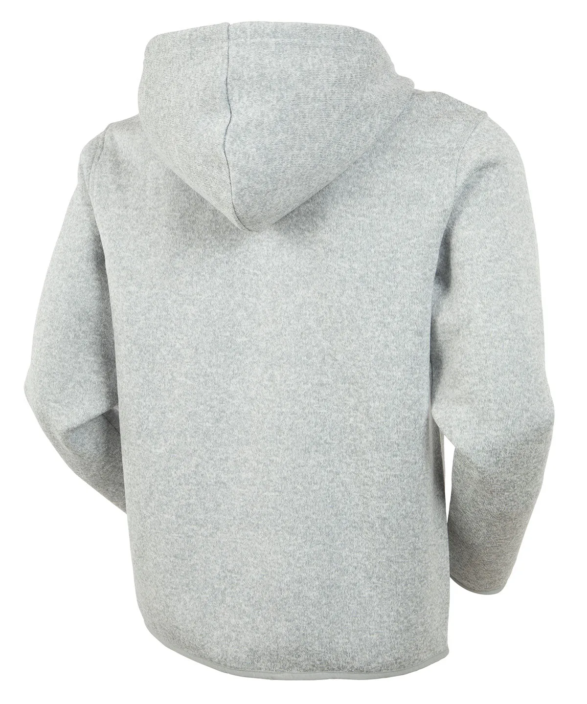 Heathered Full Zip Performance Fleece Hoody Jacket