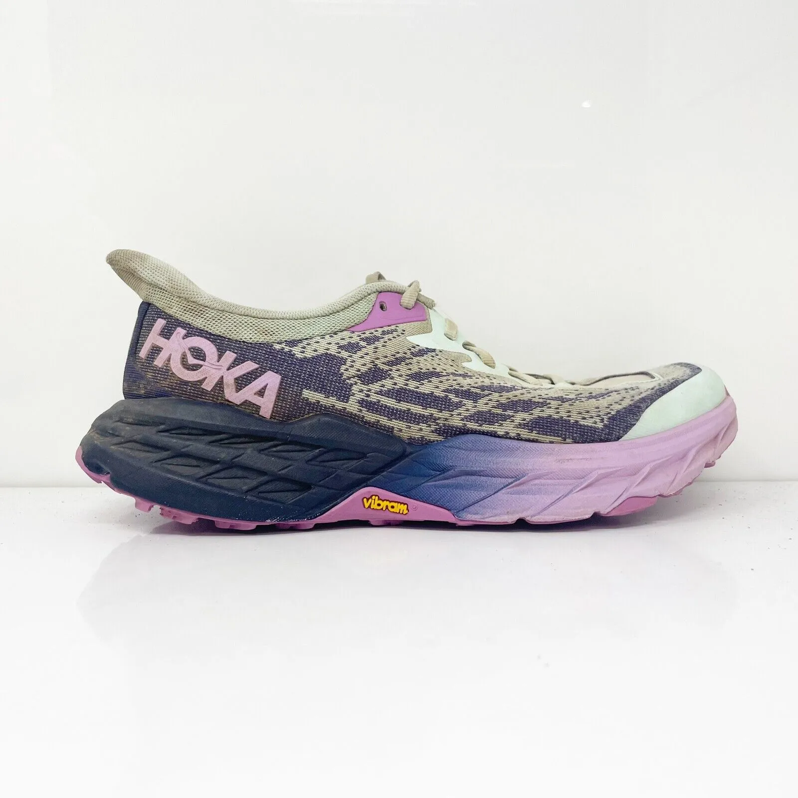 Hoka One One Womens Speedgoat 5 1123158 SONS Gray Running Shoes Sneakers 8.5 B