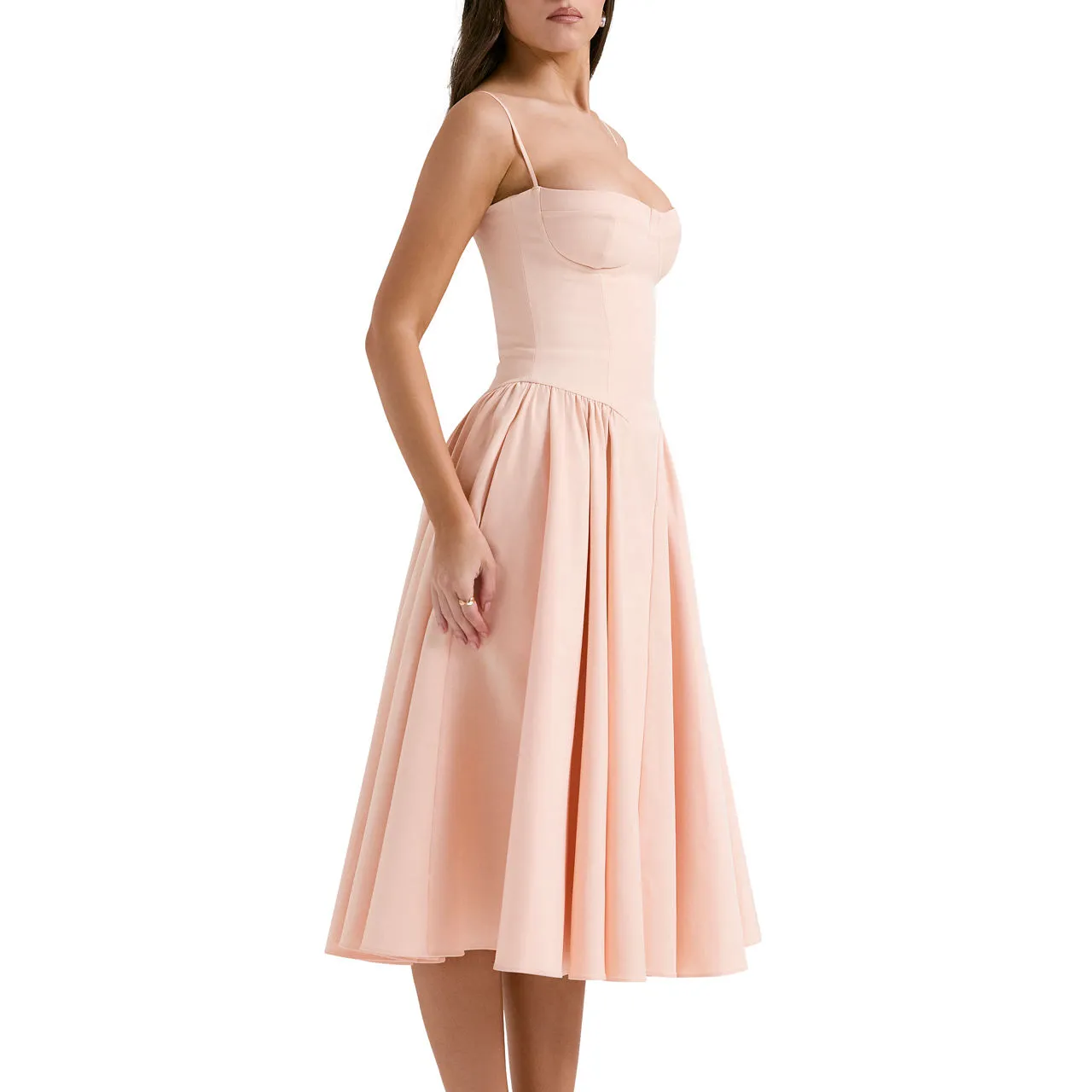 HOUSE OF CB Samaria Corset Dress - Pink