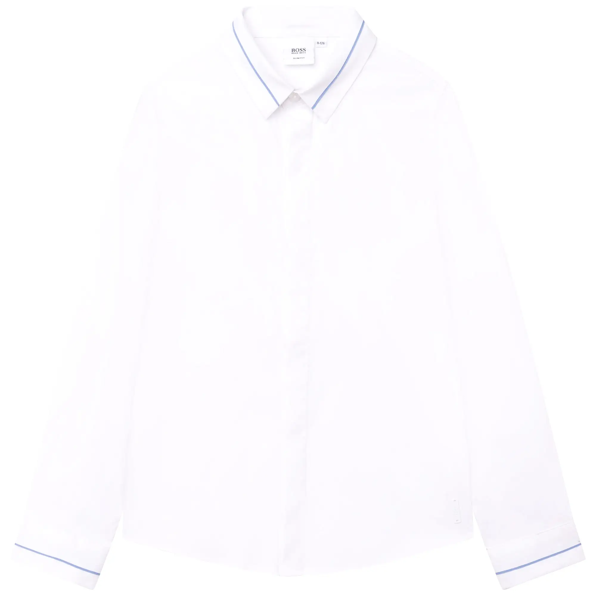 Hugo Boss Boys L/S Dress Shirt _ White J25N65-10B