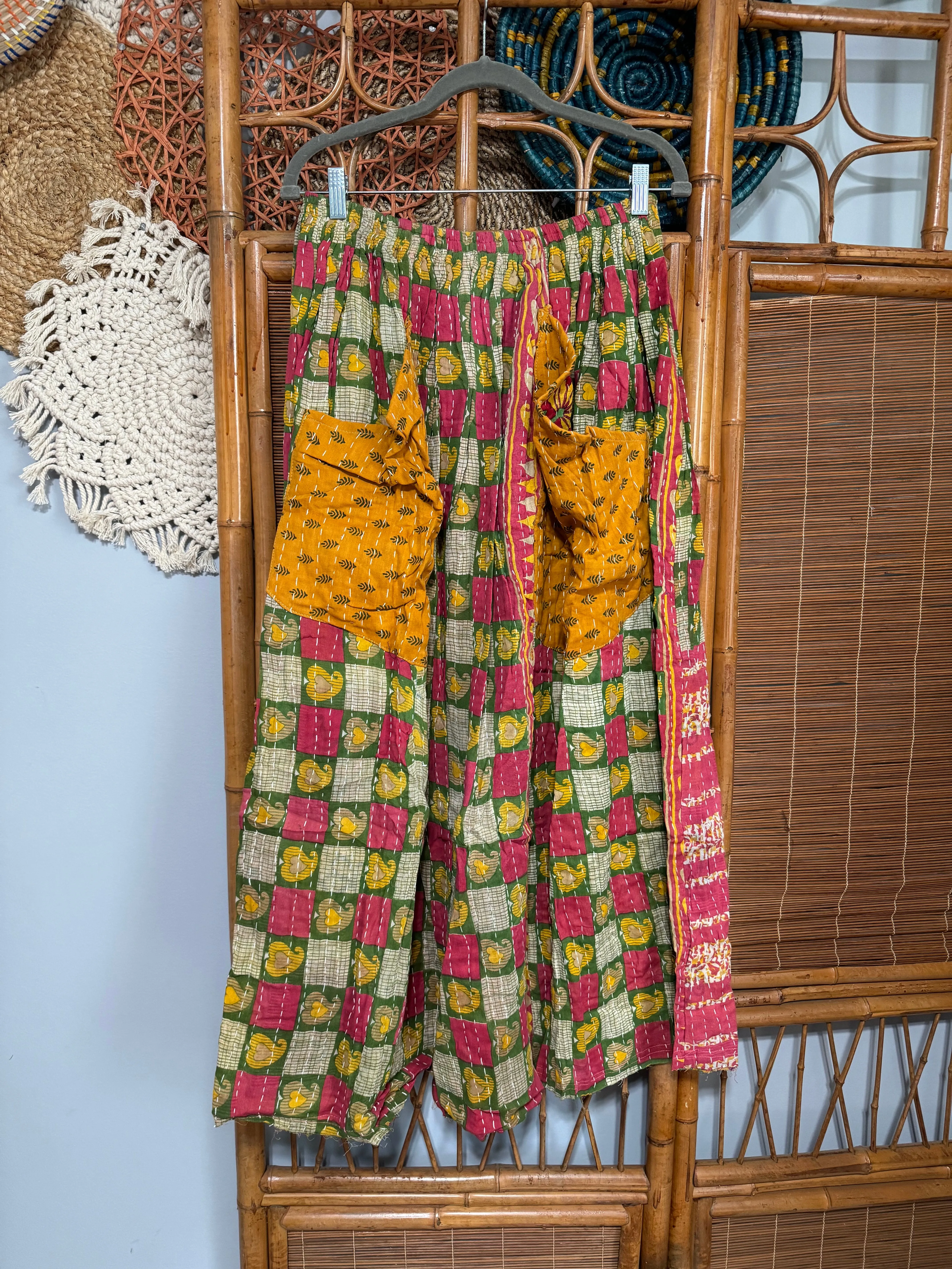 Kantha Vibes Front Pocket Maxi Skirt