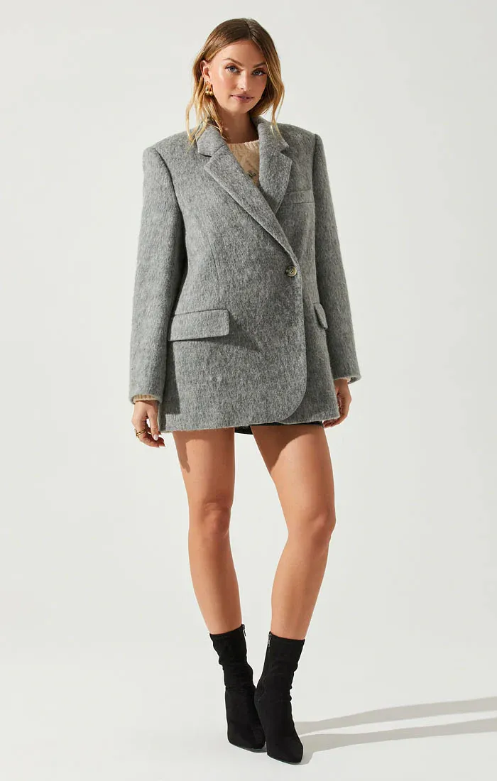 Kindra Wool Blazer Coat