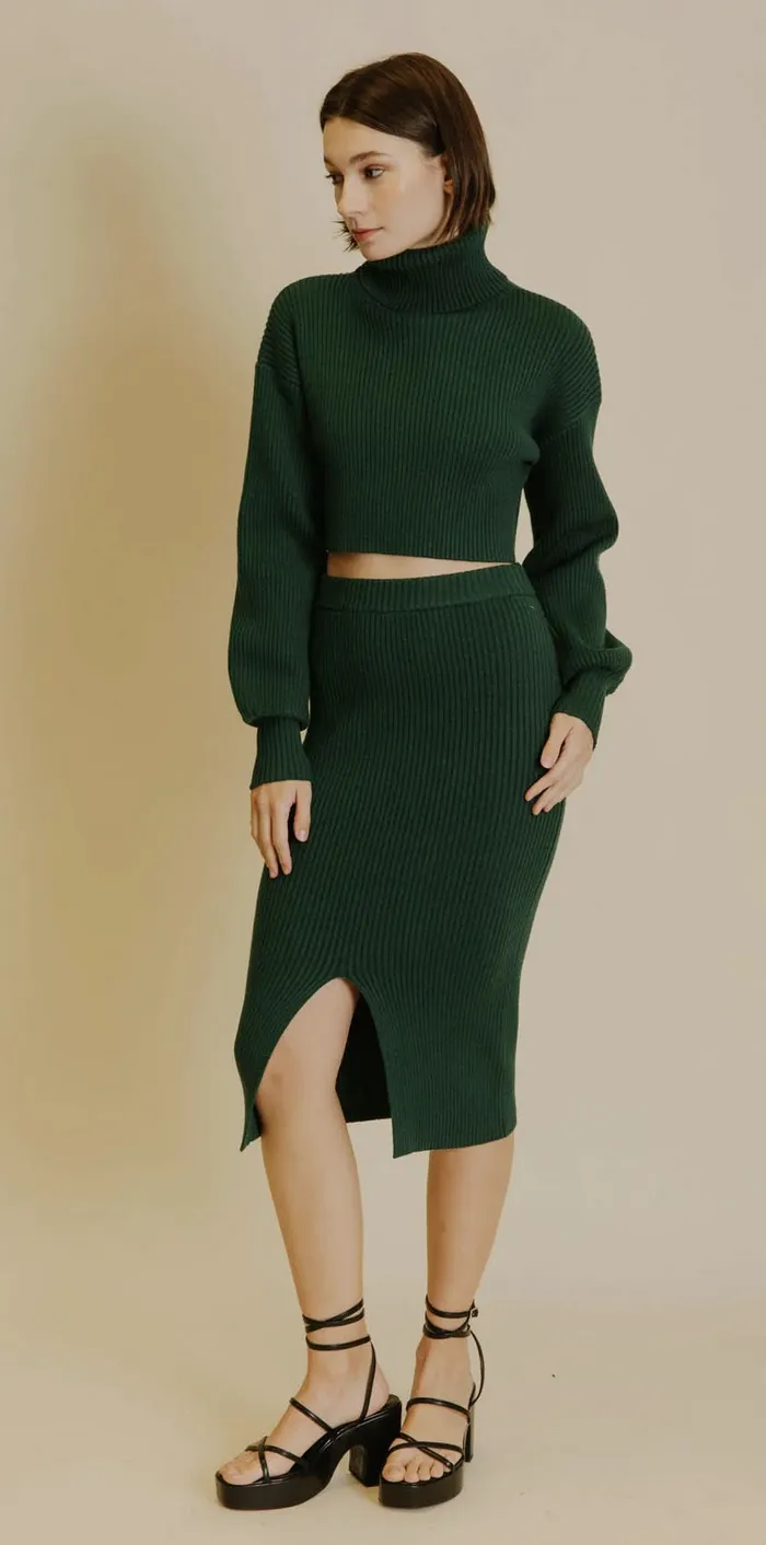 KNIT PENCIL SKIRT