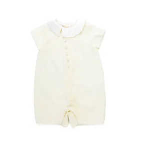 La Stupenderia Baby Cream-Colored Romper